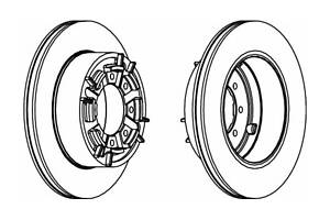 Тормозной диск FCR140A