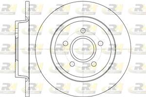 Тормозной диск FORD FOCUS / VOLVO C70 (542) / VOLVO S40 (544) 2003-2013 г.