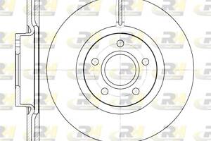 Тормозной диск FORD FOCUS / VOLVO S40 (544) / VOLVO S80 (124) 2003-2020 г.