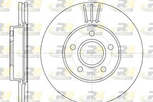 Тормозной диск FORD FOCUS / VOLVO V40 (525) / VOLVO C30 (533) 2003-2020 г.