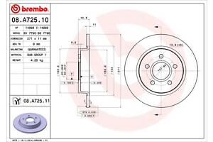 Тормозной диск FORD FOCUS 2010-2020 г.