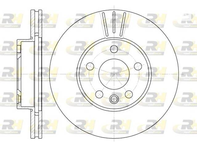 Тормозной диск FORD GALAXY (WGR) / SEAT ALHAMBRA (7V8, 7V9) 1995-2010 г.