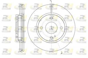 Тормозной диск FORD KA+ (UK, FK) / FORD FIESTA (CB1, CCN) 2008-2017 г.