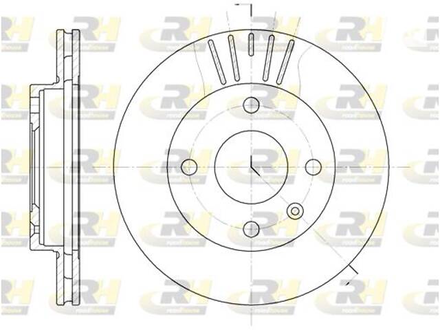 Тормозной диск FORD KA (RB_) / FORD PUMA (EC_) / FORD ORION (GAL) 1976-2008 г.