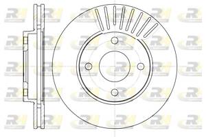 Тормозной диск FORD KA (RB_) / FORD PUMA (EC_) / VOLVO C30 (533) 1995-2015 г.