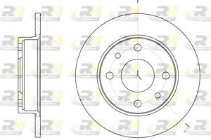 Тормозной диск FORD KA (RU8) / LANCIA Y (840_) / FIAT 500 (312_) 1985-2016 г.