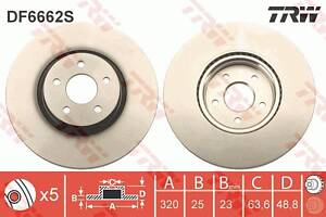 Тормозной диск FORD KUGA / FORD FOCUS / FORD TRANSIT CONNECT 2004-2020 г.