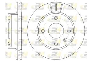 Тормозной диск FORD P 100 / FORD ORION (AFD) / FORD SIERRA (BNC) 1970-1995 г.