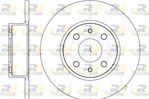 Тормозной диск FORD SIERRA / CHRYSLER DELTA / FORD FOCUS (DNW) 1984-2016 г.