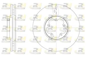 Тормозной диск FORD TRANSIT V363 (FCD, FDD) / FORD TOURNEO CUSTOM V362 (F3) 2012- г.