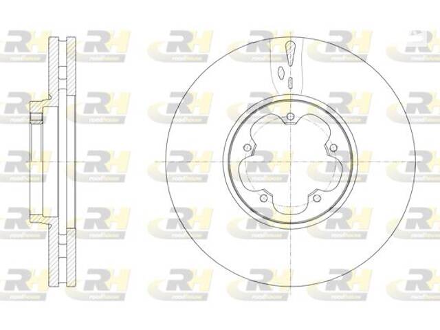 Тормозной диск FORD TRANSIT V363 (FCD, FDD) / FORD TOURNEO CUSTOM V362 (F3) 2012- г.