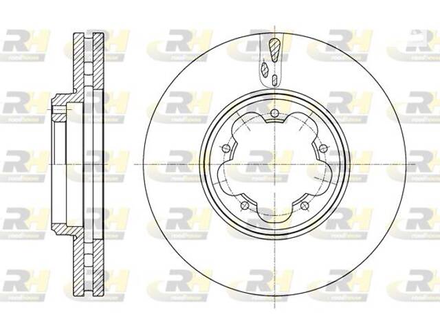 Тормозной диск FORD TRANSIT V363 (FCD, FDD) / FORD TOURNEO CUSTOM V362 (F3) 2012- г.