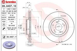 Тормозной диск HONDA CR-V (RD_) / HONDA CIVIC (FN, FK) 2001-2012 г.