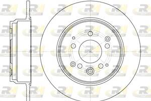 Тормозной диск HONDA CR-V (RD_) 2001-2007 г.