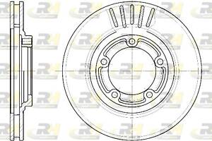 Тормозной диск HYUNDAI H100 / HYUNDAI H-1 (A1) / HYUNDAI GALLOPER (JK-01) 1993-2008 г.