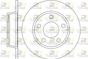 Тормозной диск HYUNDAI I30 (FD) / AUDI A6 C5 (4B5) 1997-2012 г.