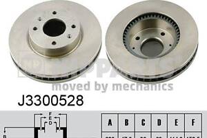 Тормозной диск HYUNDAI SONATA (EF) / HYUNDAI ELANTRA (XD) 1998-2007 г.