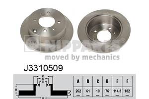 Тормозной диск HYUNDAI SONATA (EF) / HYUNDAI MATRIX (FC) 1998-2010 г.