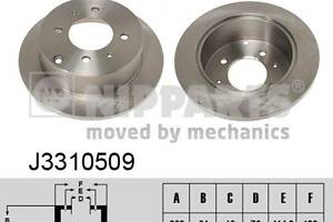 Тормозной диск HYUNDAI SONATA (EF) / HYUNDAI MATRIX (FC) 1998-2010 г.