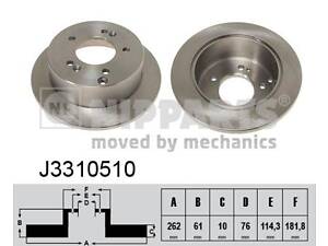 Тормозной диск HYUNDAI XG / KIA MAGENTIS (MG) / HYUNDAI SONATA (NF) 1998-2014 г.