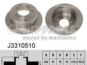 Тормозной диск HYUNDAI XG / KIA MAGENTIS (MG) / HYUNDAI SONATA (NF) 1998-2014 г.