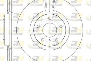 Тормозной диск INFINITI G / INFINITI EX / INFINITI M45 / INFINITI M35 2002-2014 г.