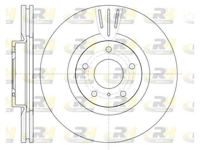 Тормозной диск INFINITI G / INFINITI EX / INFINITI M45 / INFINITI M35 2002-2014 г.