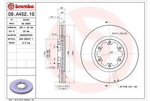 Тормозной диск INFINITI QX4 / NISSAN NAVARA (D22) / NISSAN PICK UP (D22) 1995-2005 г.