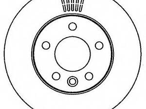 Тормозной диск JURID 562262JC на VW MULTIVAN Mk V (7HM, 7HN, 7HF, 7EF, 7EM, 7EN)