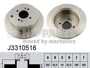 Тормозной диск KIA RIO (JB) / HYUNDAI GETZ (TB) / HYUNDAI ACCENT (MC) 2001-2015 г.