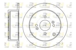 Тормозной диск KIA RIO (JB) / HYUNDAI Ix55 / HYUNDAI GETZ (TB) 2001-2015 г.