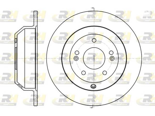 Тормозной диск KIA SORENTO (XM) / HYUNDAI SANTA FE (CM) 2005-2016 г.