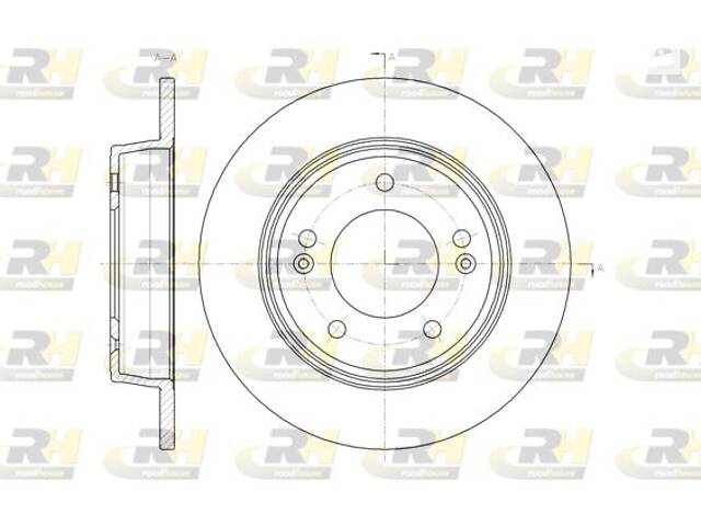 Тормозной диск KIA SOUL (PS) / KIA CEE'D (JD) / HYUNDAI I30 (GD) 2010-2018 г.