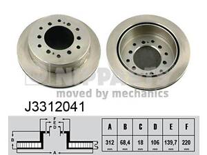 Тормозной диск LEXUS GX (URJ15_, GRJ15_) / TOYOTA LAND CRUISER (_J7_) 1984-2010 г.