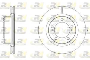 Тормозной диск LEXUS LX (_J2_) / TOYOTA LAND CRUISER 200 (_J2_) 2007- г.