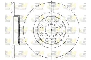 Тормозной диск LEXUS RX (_L1_) / TOYOTA MR2 (ZZW3_) / TOYOTA CAMRY (_V2_) 1985-2015 г.