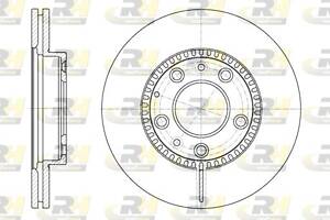 Тормозной диск MAZDA 6 (GY) / MAZDA 626 (GF) / MAZDA 323 F (BJ) 1997-2013 г.