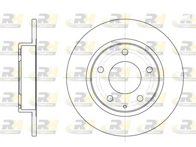 Тормозной диск MAZDA 626 (GF) / MAZDA MX-6 (GE) / MAZDA XEDOS 6 (CA) 1991-2013 г.