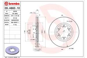 Тормозной диск MAZDA B-SERIE (UN) / FORD RANGER (ER, EQ, R_) 1997-2011 г.