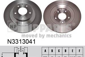 Тормозной диск MAZDA MX-30 (DR) / MAZDA CX-30 (DM) / MAZDA CX-5 (KE, GH) 2011-2017 г.