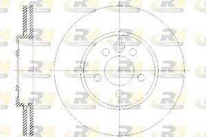 Тормозной диск MG MG ZT / MG MG ZT- T / ROVER 75 (RJ) 1999-2006 г.