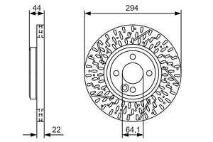 Тормозной диск MINI MINI (R56) / MINI MINI CLUBMAN (R55) 2005-2015 г.