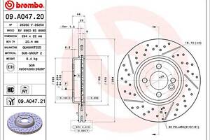 Тормозной диск MINI MINI (R56) / MINI MINI CLUBVAN (R55) 2001-2015 г.