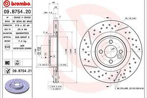 Тормозной диск MINI MINI (R56) / MINI MINI CLUBVAN (R55) 2005-2015 г.