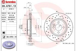 Тормозной диск MINI MINI (R56) / MINI MINI CLUBVAN (R55) 2005-2015 г.