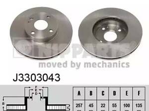 Гальмівний диск j3303043