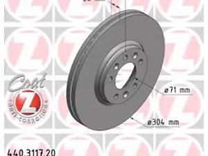 Тормозной диск на 407, C5, Expert, Jumpy, Scudo