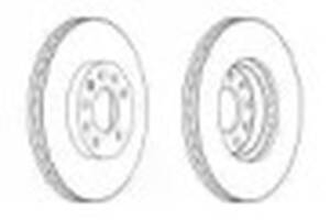 Тормозной диск на 9-3, 9-3X, Croma, Signum, Vectra C