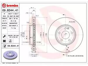 Тормозный диск 09b34441