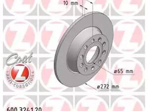 Тормозной диск на A1, A3, Altea, Ateca, Beetle, Caddy, Eos , Golf, Jetta, Leon, Octavia, Q2, Scirocco, Superb, TT, To...